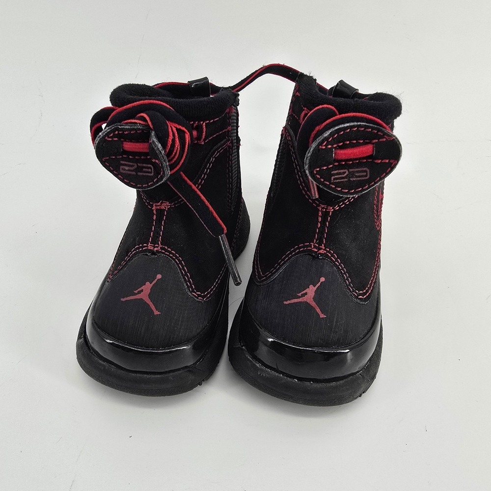 Air Jordan Black Red Toddler Boots 332103-061 Unisex 4C